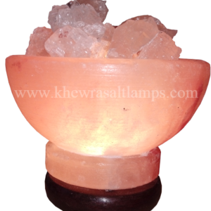 Salt Bowl With Crystal–Lamp