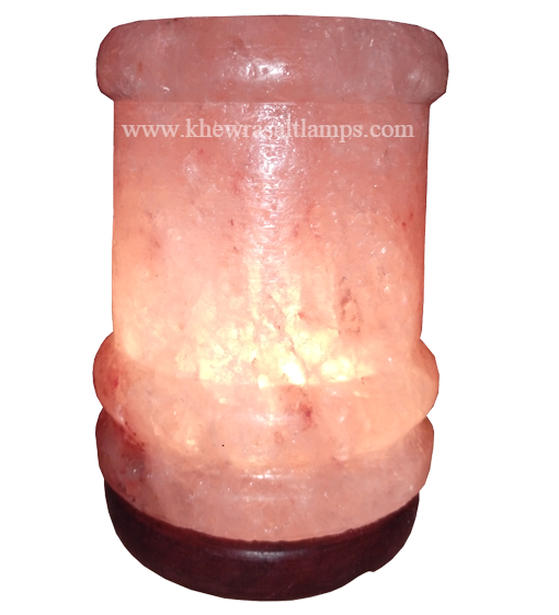 Khewra Cylinder Salt Lamp