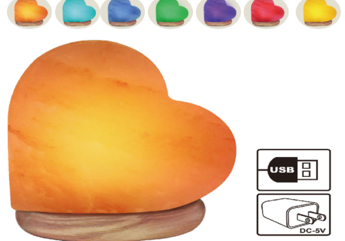 Heart Shape Salt Lamp (USB)