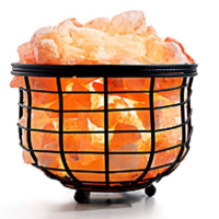 Bowl Iron Salt Basket Lamp