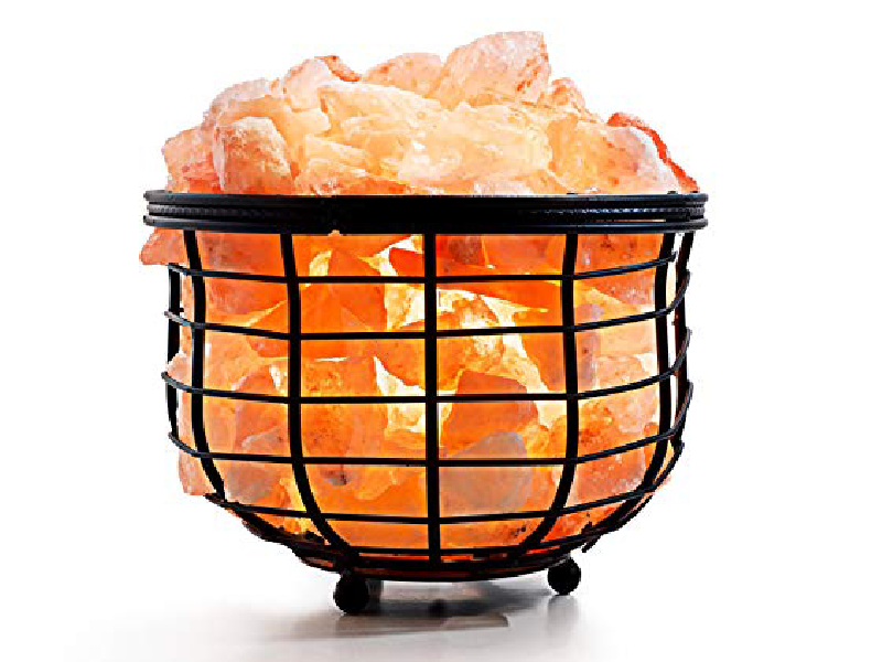 Bowl Iron Salt Basket Lamp
