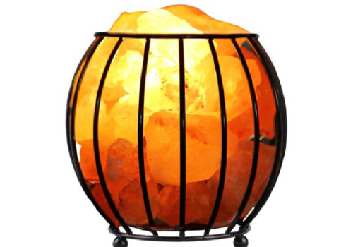 Iron Salt Basket Lamp