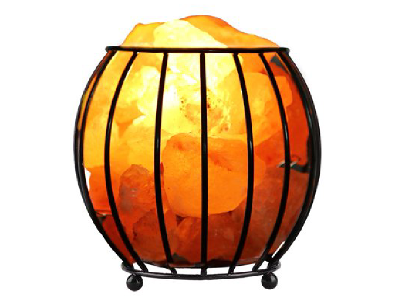 Iron Salt Basket Lamp