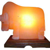 Khewra Bull Salt Lamp