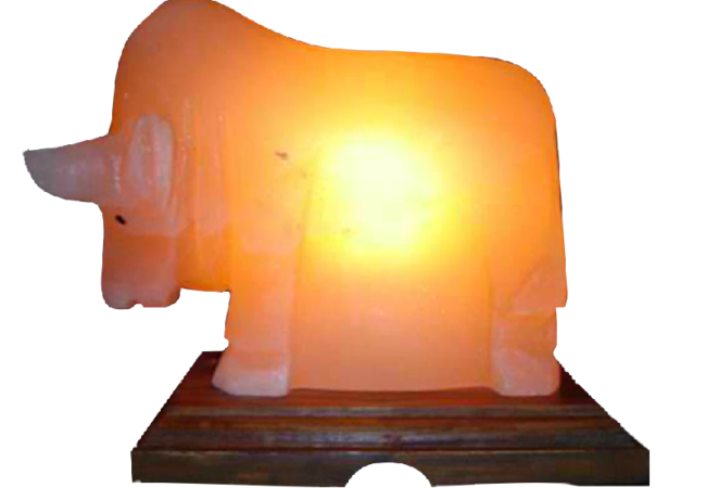 Khewra Bull Salt Lamp