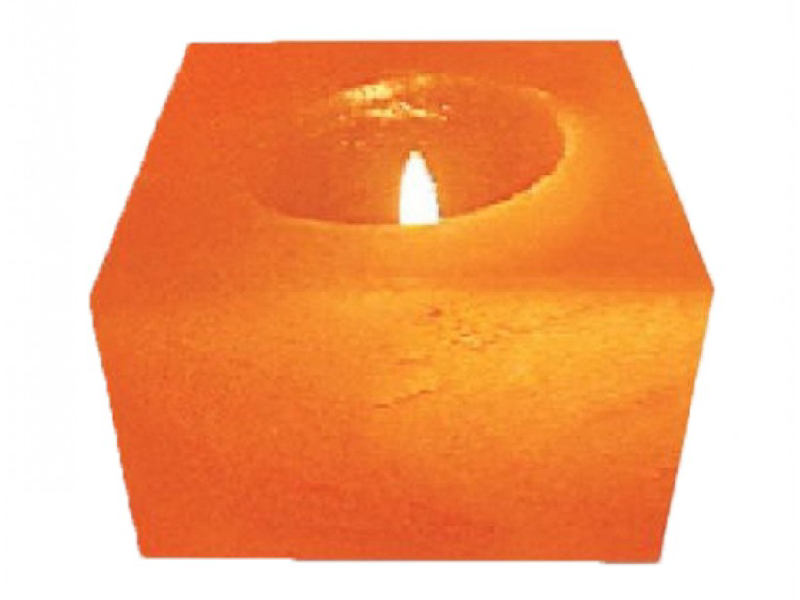 Cube Natural Candle Holder