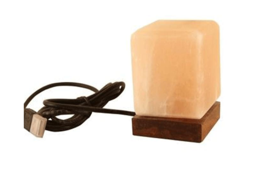 Cube Shape Salt Lamp (USB)