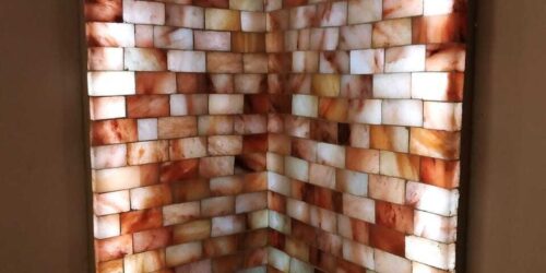 Beautiful And Healthy Salt Bricks Decoration Walls