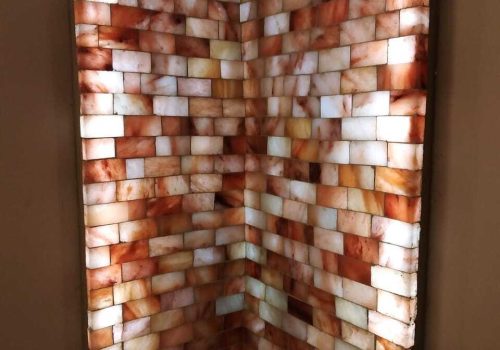 Beautiful And Healthy Salt Bricks Decoration Walls